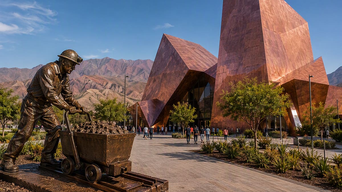 Chile apuesta al turismo con un parque temático inspirado en su identidad minera.