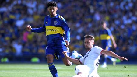 Cristian Medina; Boca vs Newells. Foto: Télam