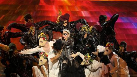 Madonna - Presentación en Eurovision Reuters