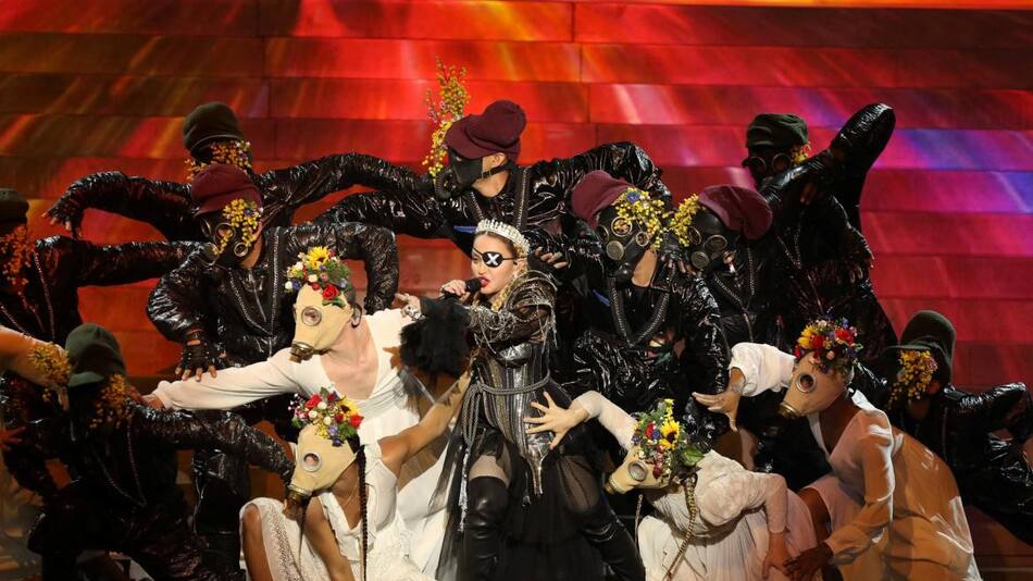 Madonna - Presentación en Eurovision Reuters