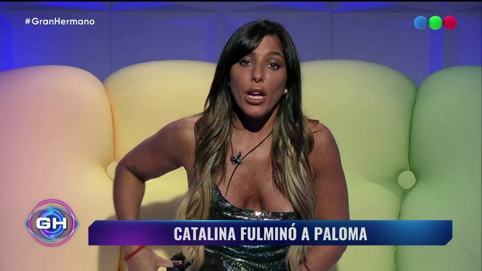 Catalina le hizo la fulminante a Paloma. Foto: Captura.