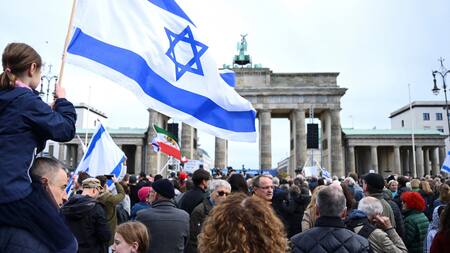 Berlin marcha contra el antisemitismo. Foto: Reuters