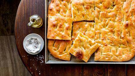 focaccia, comida italiana. Fuente: Italian Recipes