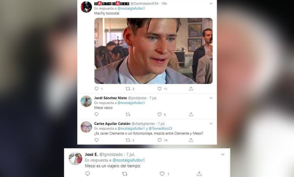 Volver al futuro, posible foto de Lionel Messi