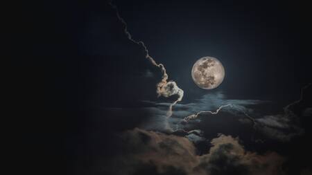 Luna llena. Fuente: Unsplash