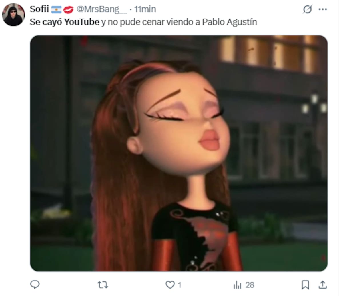 se cayó youtube