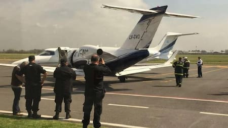 Chocaron dos aviones en el Aeropuerto Internacional de San Fernando