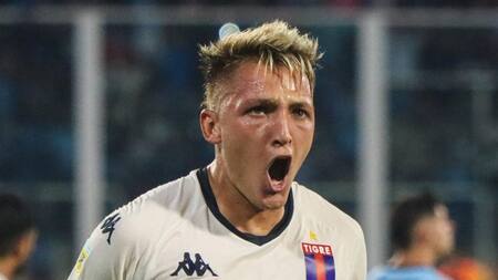 Mateo Retegui, futbolista de Tigre. Foto: Télam