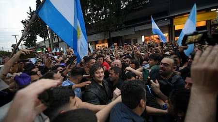 Acto de cierre de campaña de Javier Milei en Tucumán.