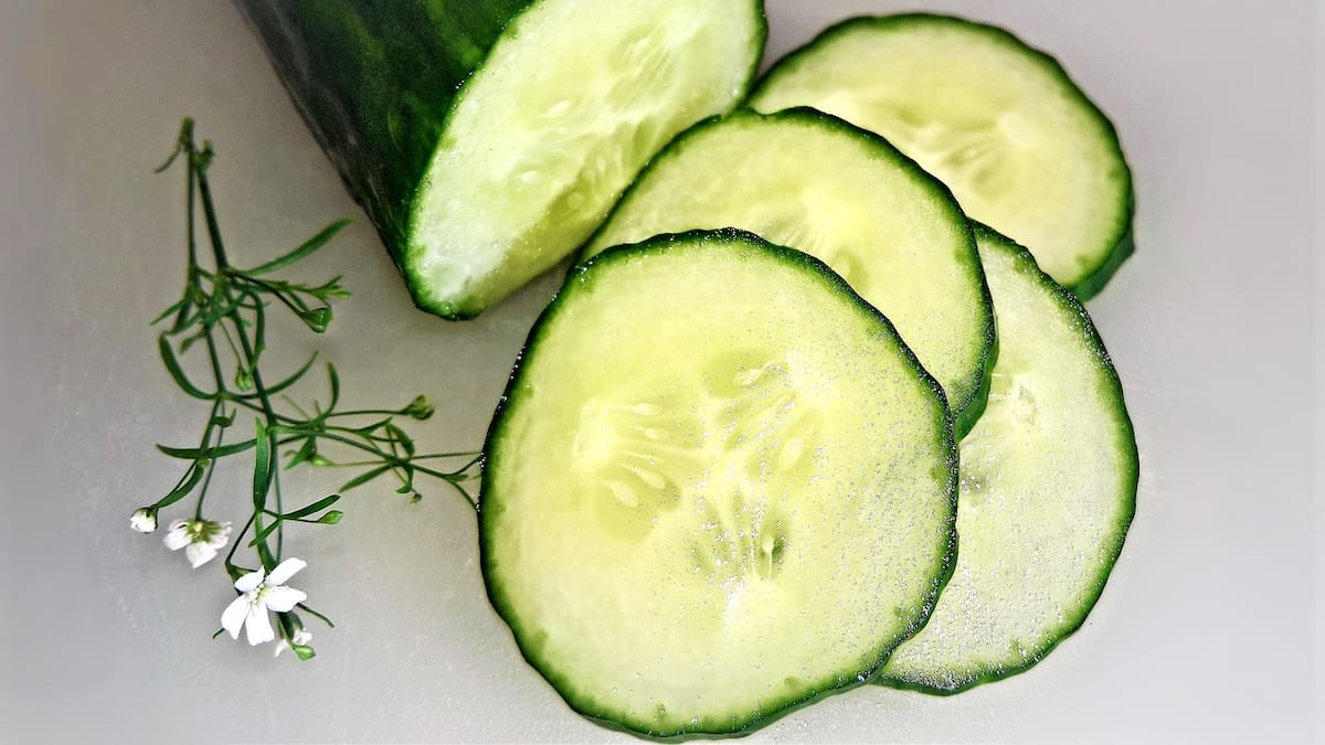 Los beneficios de la cáscara de pepino.