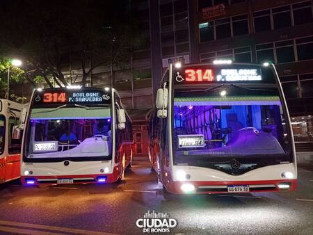 Las líneas del 200 en adelante se ven afectadas por la medida de fuerza. Foto: Twitter Ciudaddebondis.