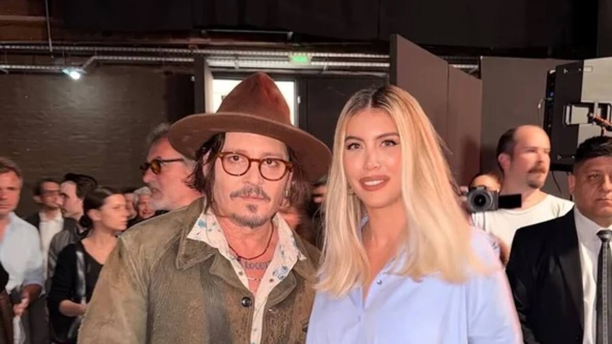 Wanda Nara y Johnny Depp