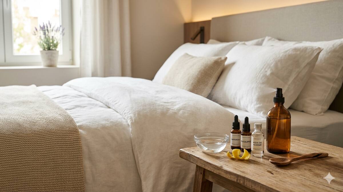 El perfume casero para sábanas que usan en lugares de lujo.