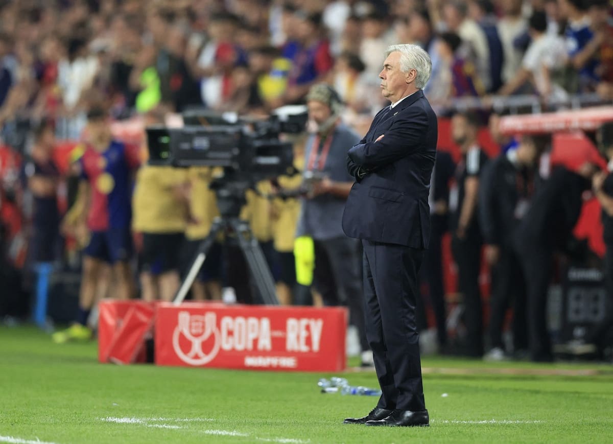Carlo Ancelotti llegó a un acuerdo para dirigir a la Selección de Brasil. Foto: Reuters (Borja Suárez)