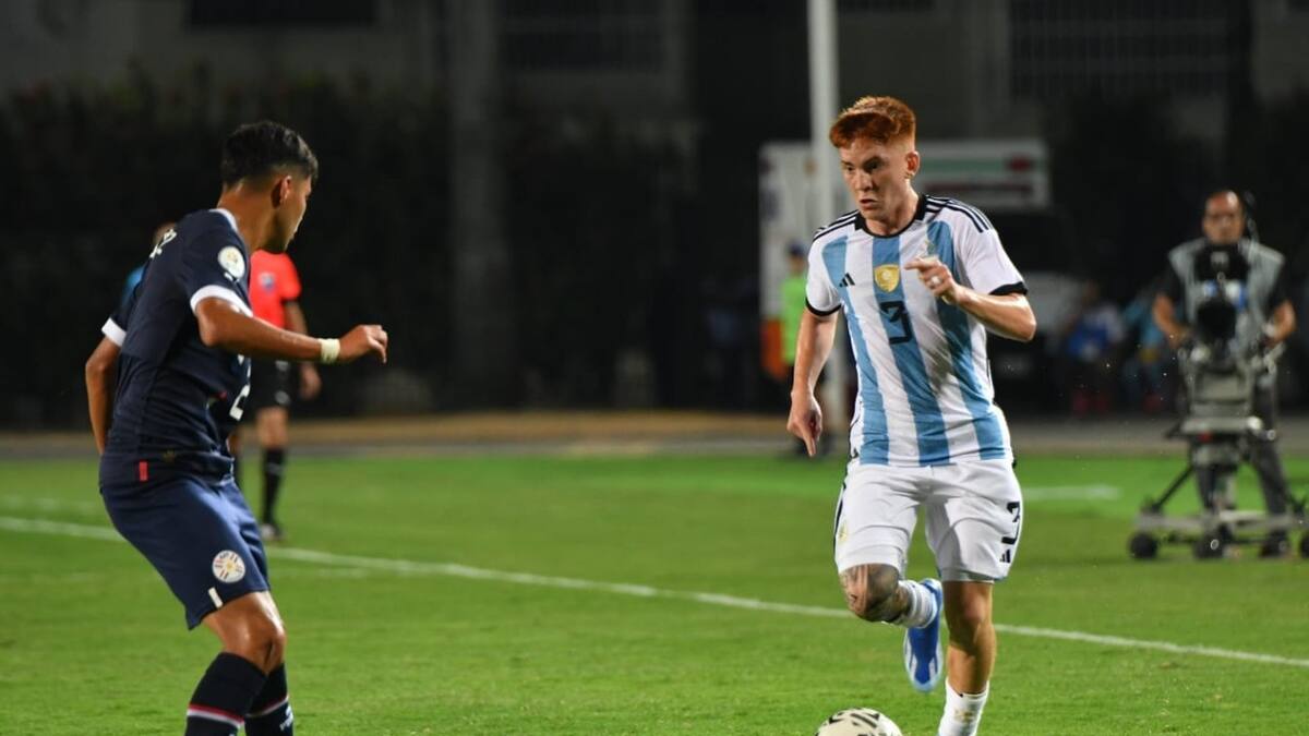 Valentín Barco; Selección Argentina. Foto: X @Argentina.