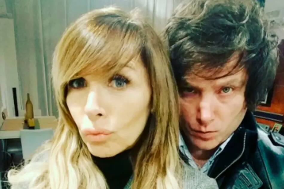 Javier Milei y Daniela. Foto: Instagram.