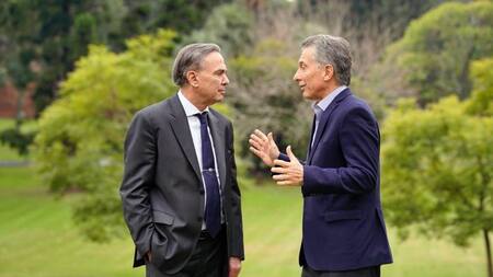 Miguel Ángel Pichetto y Mauricio Macri