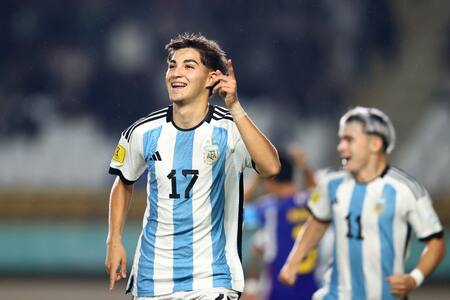 Selección Argentina Sub 17. Foto: NA