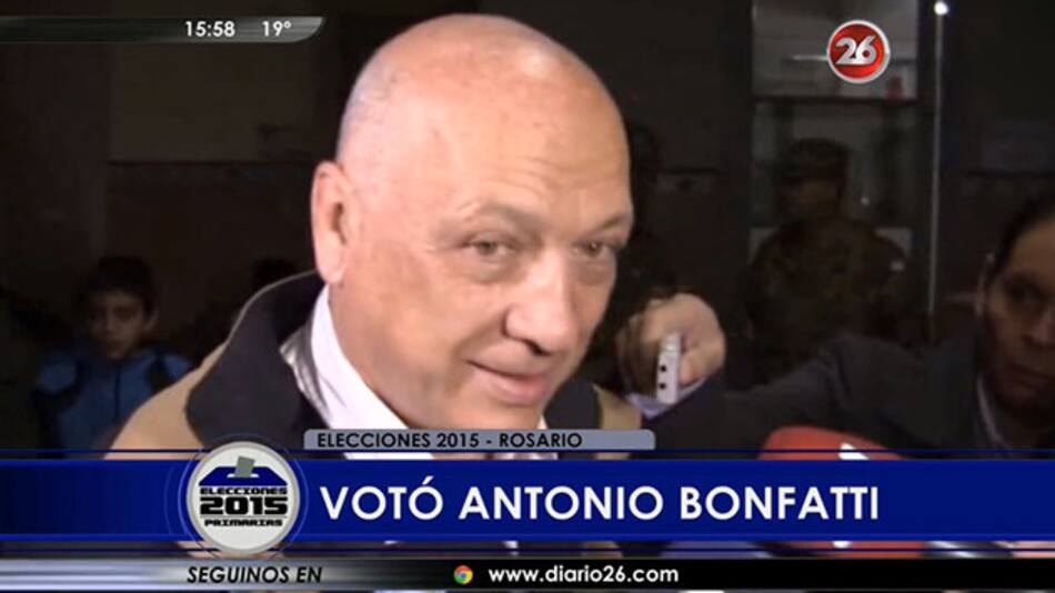 Votó Antonio Bonfatti