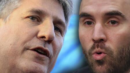 Amado Boudou y Martín Guzmán, NA