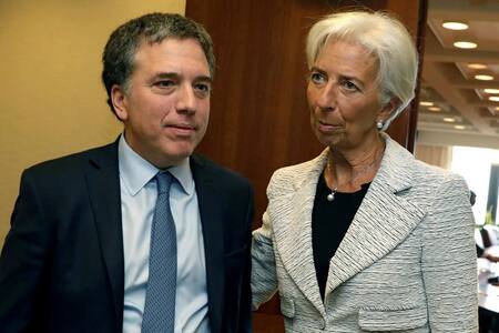 Christine Lagarde - Nicolás Dujovne - FMI - Washington - Reuters -