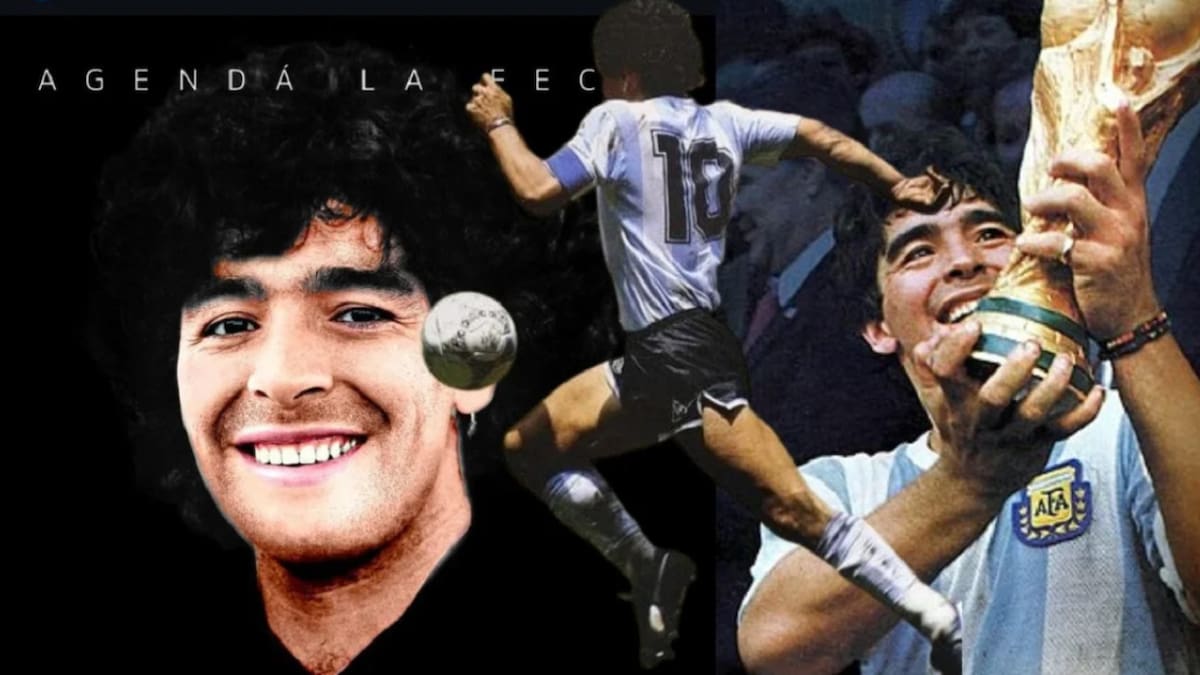 El evento en honor a Diego Maradona. Foto: Noticias Argentinas