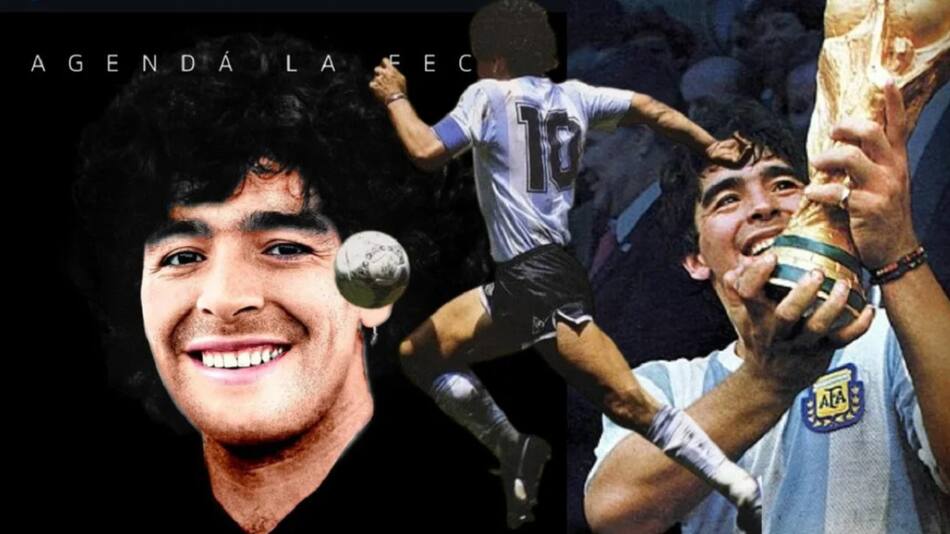 El evento en honor a Diego Maradona. Foto: Noticias Argentinas