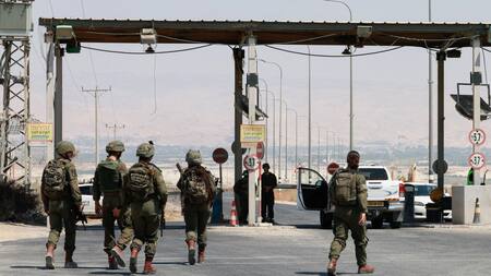 Frontera entre Israel y Jordania. Foto: Reuters.