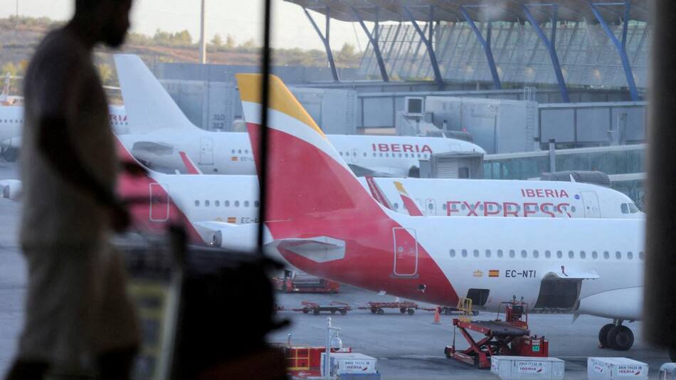 Aerolínea Iberia. Foto: REUTERS.