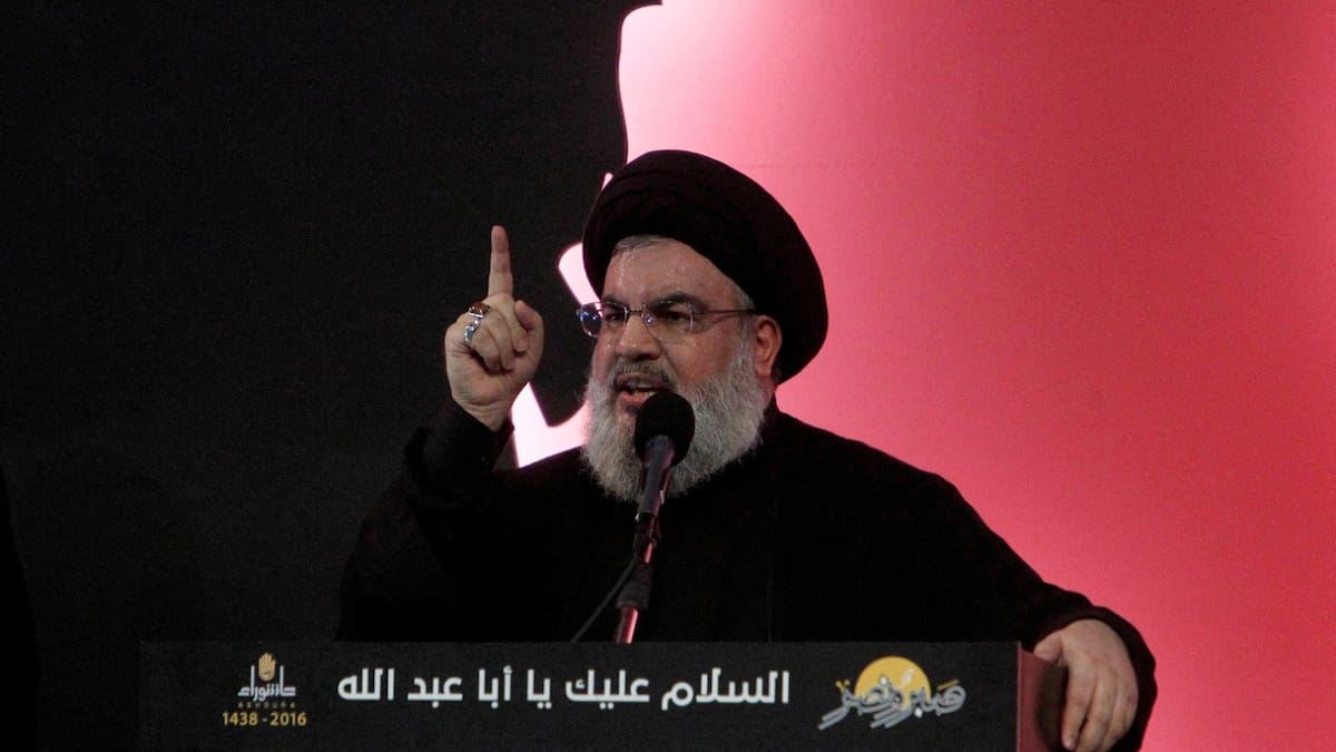 Hasán Nasrala, líder de Hezbollah asesinado por Israel. Foto: Reuters.
