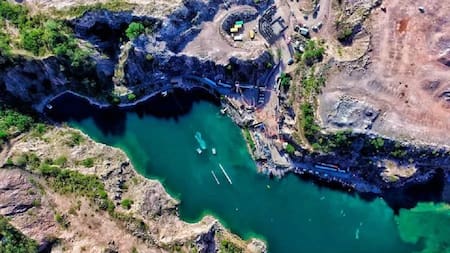 Laguna Azul. Foto: NA.