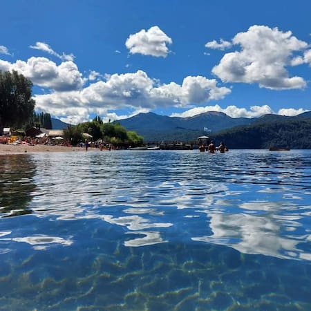 Playa Quila Quina. Foto Twitter @turisargentina.