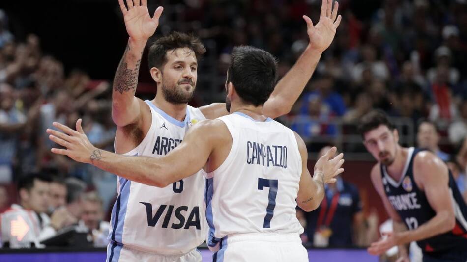 Mundial de Básquet: Selección Argentina, Campazzo y Laprovitola, REUTERS