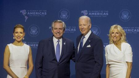 Alberto Fernández y Joe Biden, Cumbre de las Américas, NA