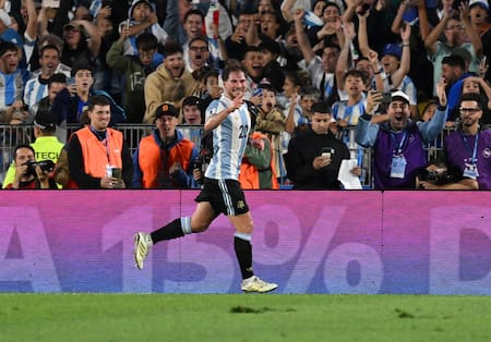 Alexis Mac Allister en la Selección Argentina. Foto: NA/Juan Foglia