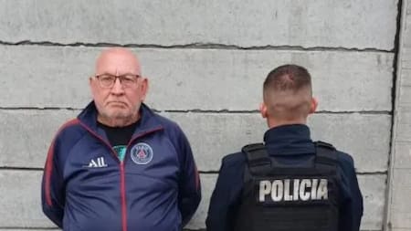 El jubilado fue arrestado. Foto: Policía.
