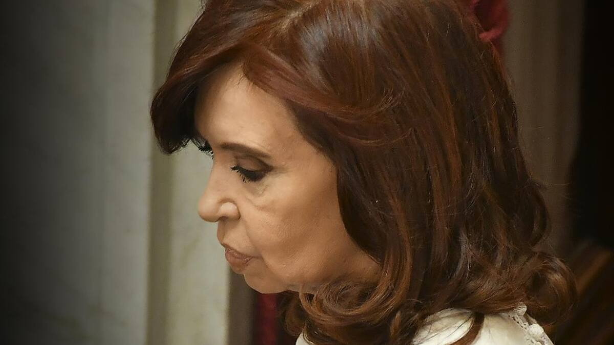 Cristina Fernández de Kirchner, vice presidenta de Argentina, NA