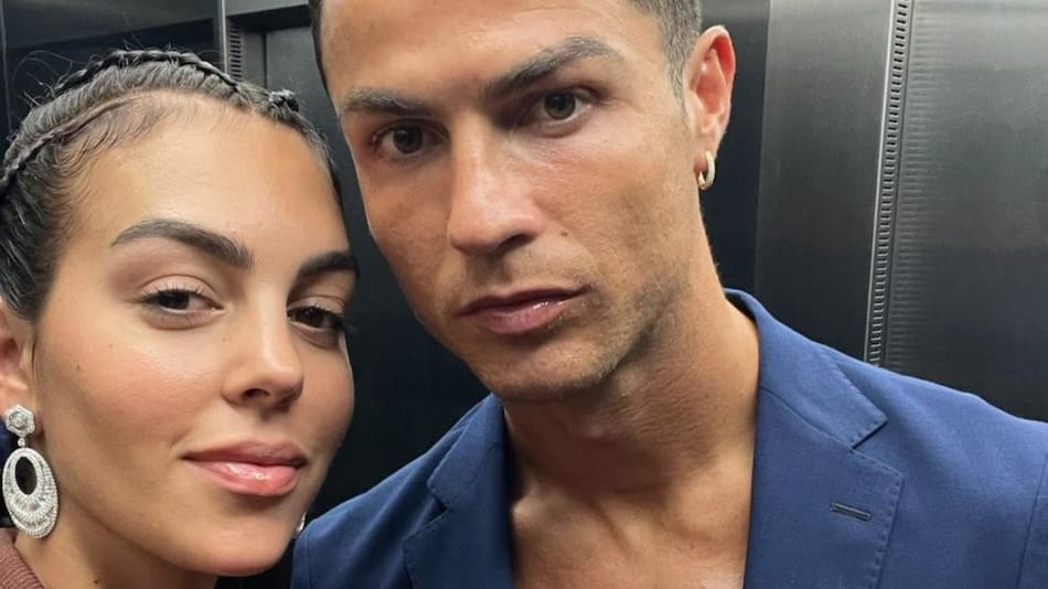 Georgina Rodríguez y Cristiano Ronaldo. Foto: Instagram/cristiano