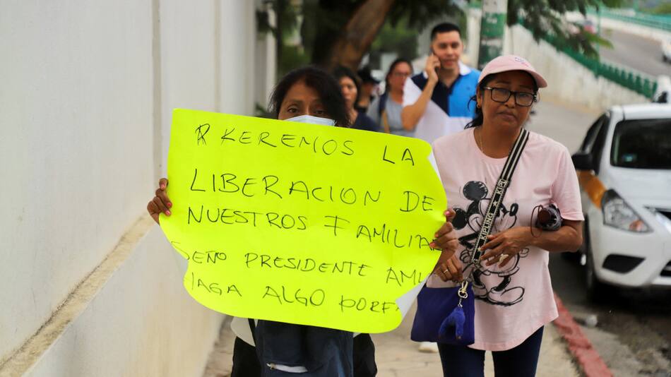 Secuestro de empleados de Seguridad en México. Foto: Reuters.