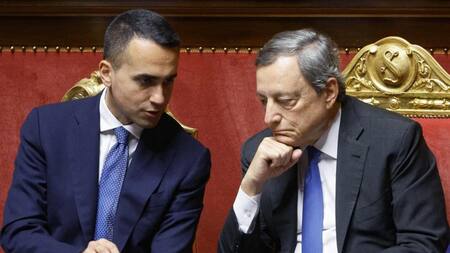 Luigi Di Maio y Mario Draghi, Italia, Gobierno, EFE
