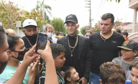 Elian Valenzuela, más conocido como "L-Gante". Fuente: NA.