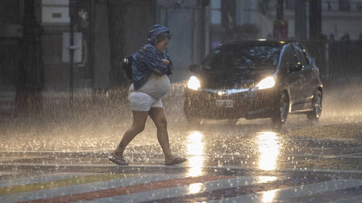 Lluvias. Foto: NA.