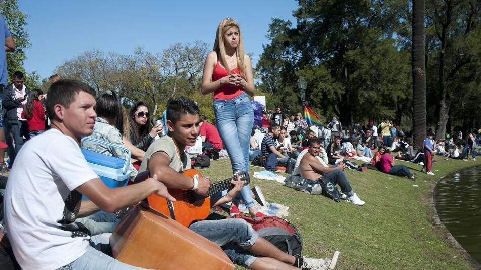 Día del Estudiante, día de la primavera, Palermo, NA