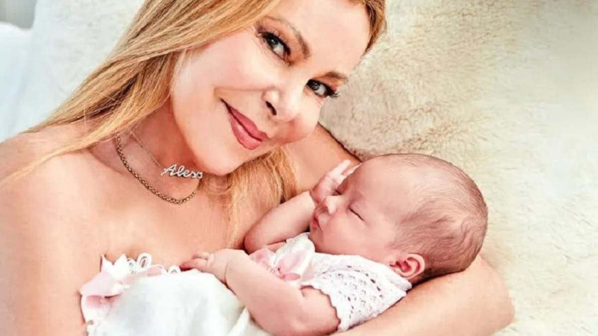 Ana Obregón fue madre a los 68 años. Foto: Revista Hola!
