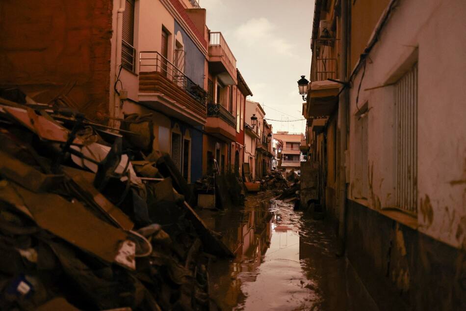 Inundaciones en Valencia, España. Foto: Reuters.
