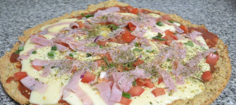 Pizza de avena. Foto: Youtube