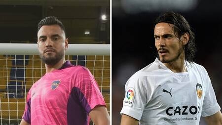 Sergio Romero aseguró que "sería impresionante" la llegada de Edinson Cavani a Boca. Foto: NA.