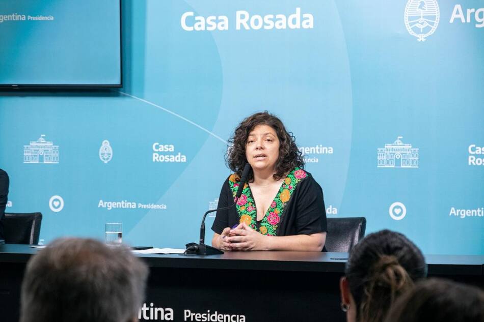 Carla Vizzotti; Ministerio de Salud. Foto: Twitter @carlavizzotti.