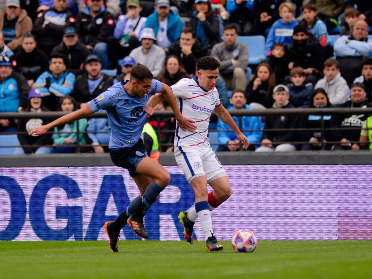 Gonzalo Maroni; Belgrano vs. San Lorenzo. Foto: NA.