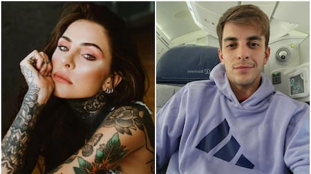 Cande Tinelli y Santiago Urrutia. Fotos: archivo - Instagram/santi_urrutia.